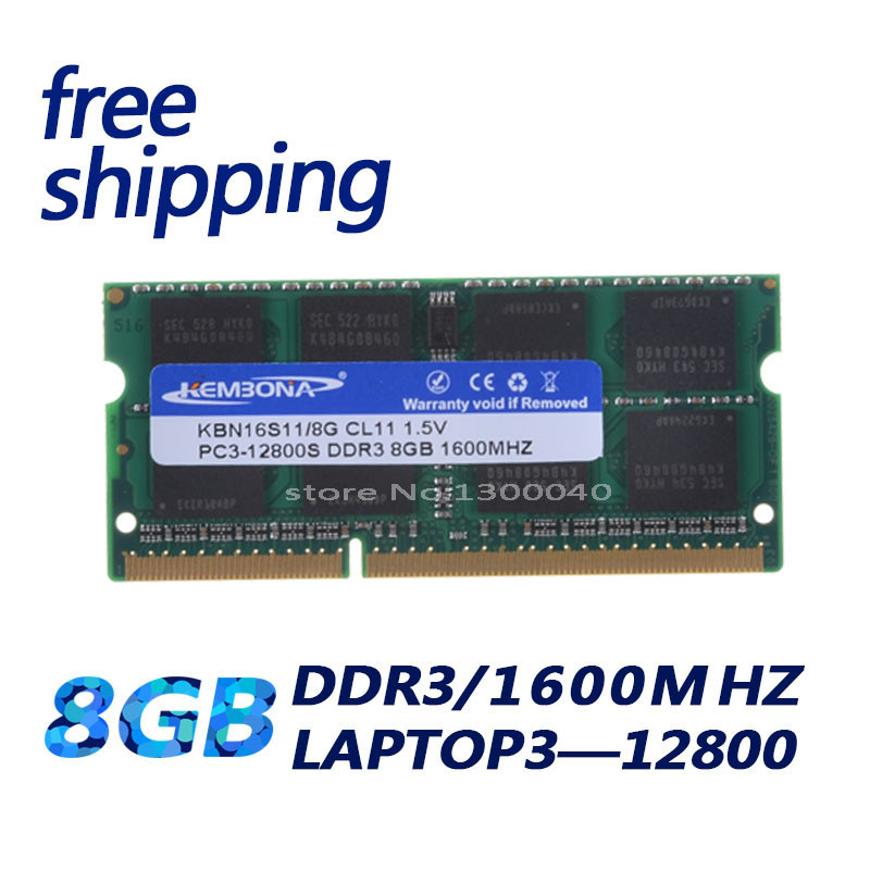 KEMBONA DDR38GB PC12800RAM DDR3 1600Mhz 8GB 15V for all motherboardSODIMM RAM DDR3 notebookMEMORY