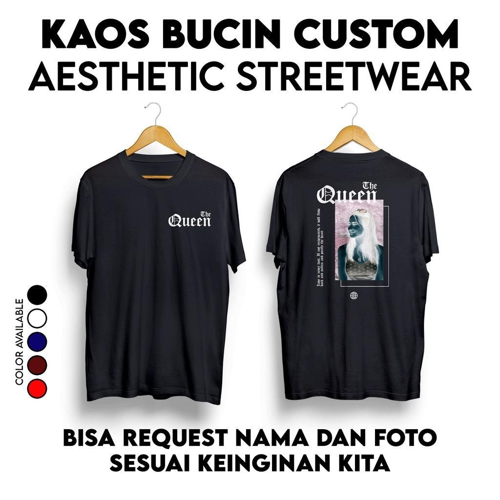 [SEHARI JADI] Kaos Bucin Streetwear Aesthetic Negative Effect / Kaos Custom Sablon Satuan Murah / Pr