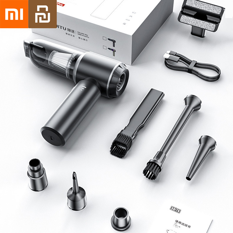Xiaomi Youpin Car Vacuum Cleaner Strong Suction Cordless Wireless Cleaner Portable  HandHeld Vacuum 
