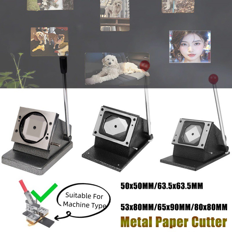 

Paper Cutter 50x50/63.5x63.5/53x80/65x90/80x80mm for Rectangle Shape Refrigerator Magnet Photo Cutting DIY Fridge Magnet