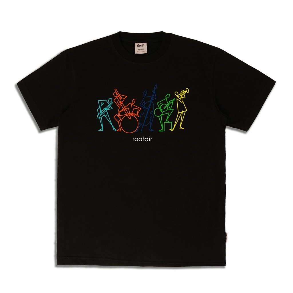 Roofair Tshirt Black - Band