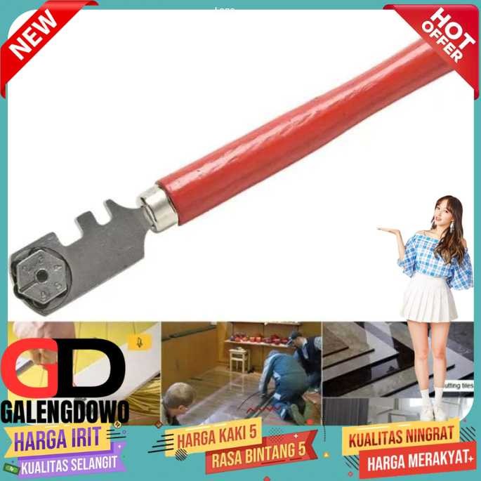 

JOBO Pisau Pemotong Kaca Glass Cutter Diamond Cutting Tool - JB100