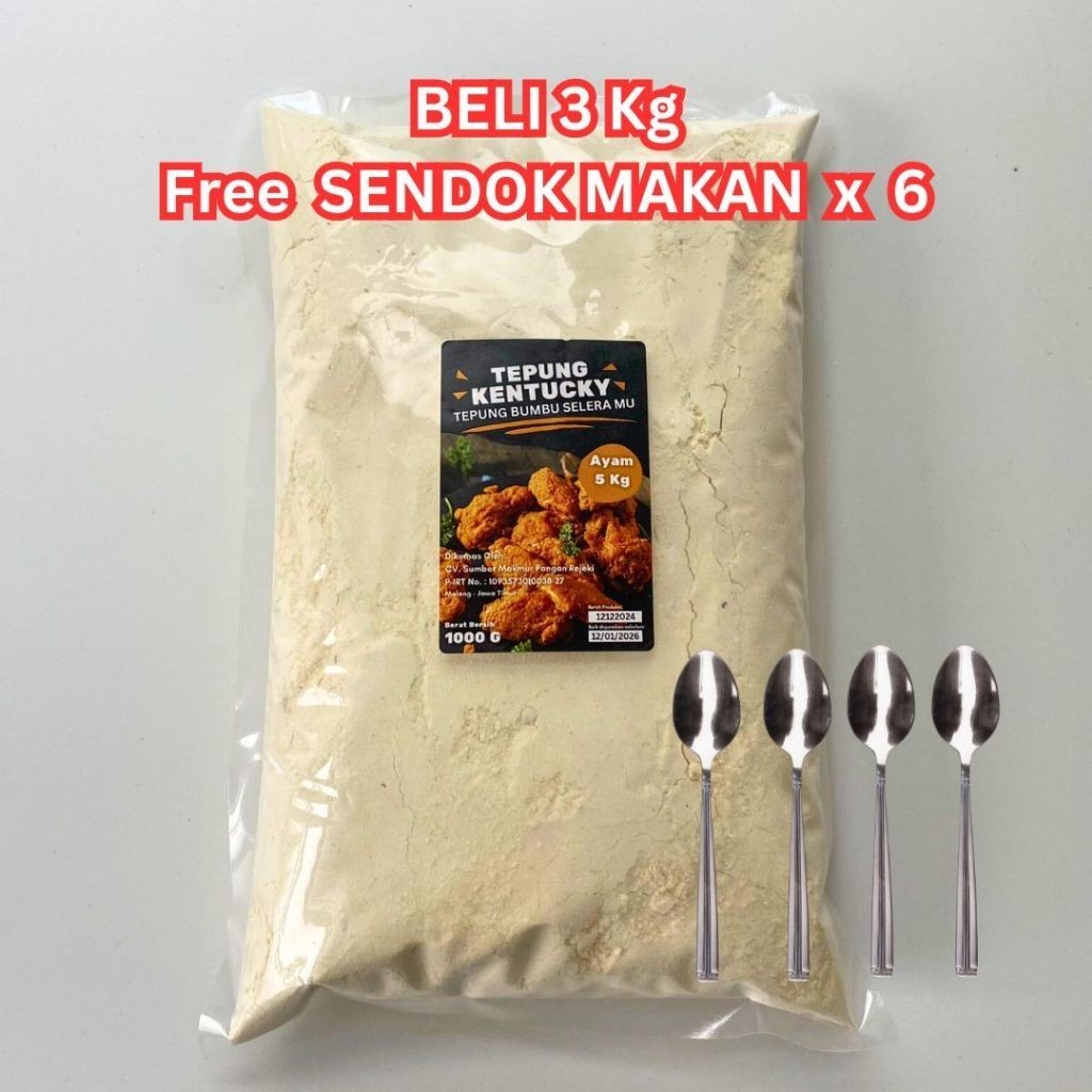 

MASTER KENTUCKY Tepung bumbu Serbaguna / Tepung Bumbu Krispi / Tepung Ayam Geprek