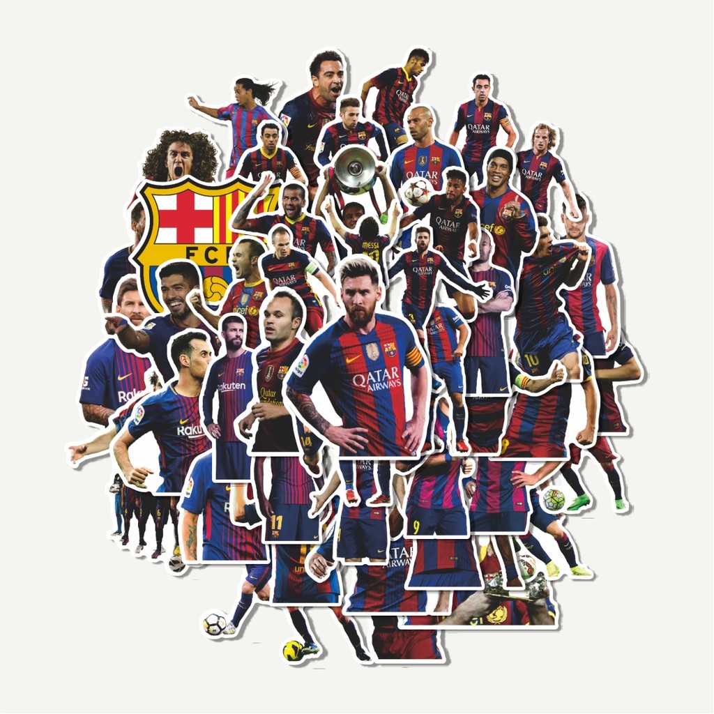 

Sticker Pack Stiker FOOTBALL SERIES FC BARCELONA | Sticker TUMBLR | Stiker LAPTOP KOPER HELM