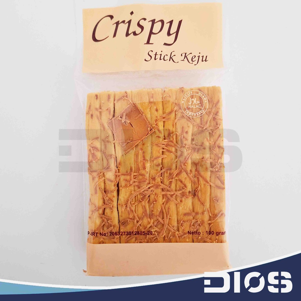 

Crispy Cheese Stick 100gr Keju Cemilan Halal Bandung
