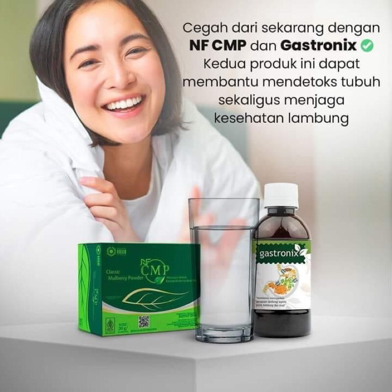 (Dewi) NF CMP dan gastronix Herbal hwi untuk asam lambung akut dan gerd