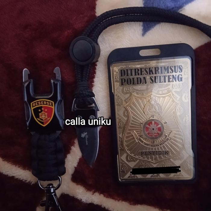 

Promo lencana id card bolak-balik reserse