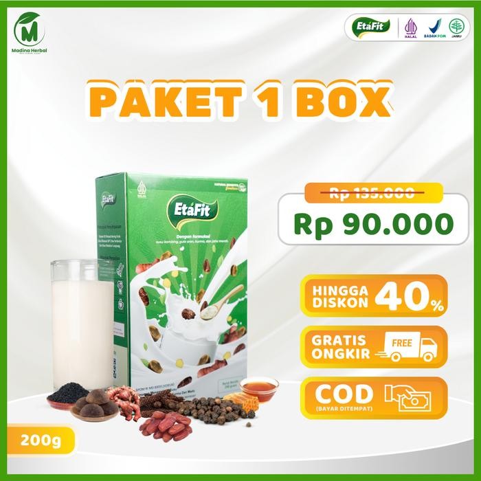 

[Promo] [ETAFIT] Susu Kambing Etawa Murni 100% Asli Original - Solusi Atasi Batuk Asma dan Sesak Nafas Anak - Paket 1 box