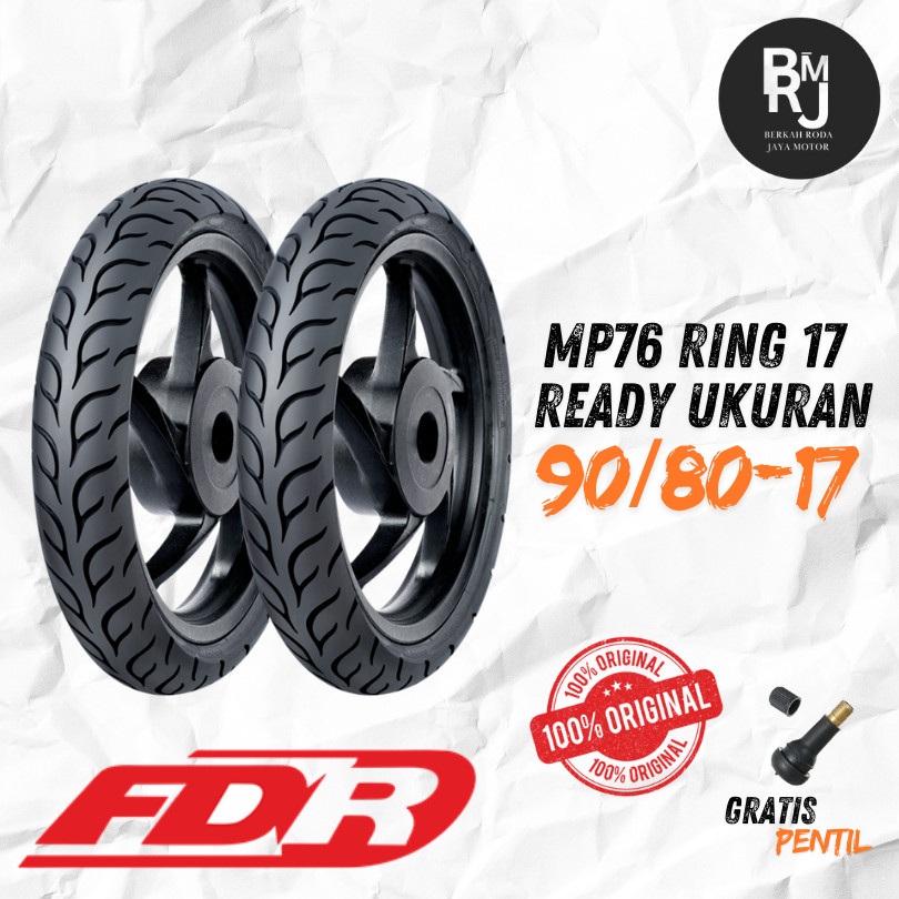 BAN MOTOR MATIC FDR 90/80-17 SPORT MP76 BEBEK SUPRA SATRIA FU