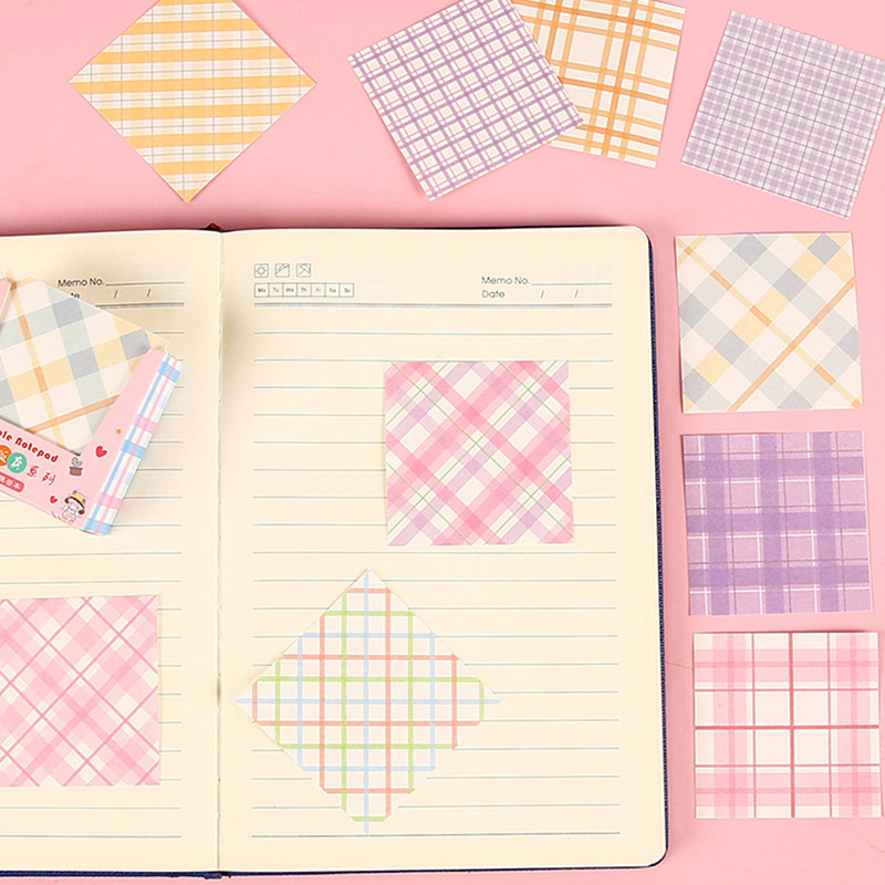 

200pcs Style Pattern Sticky Notes，element notepad, non-sticky notepad ledger, ledger, diary, school supplies, stationery