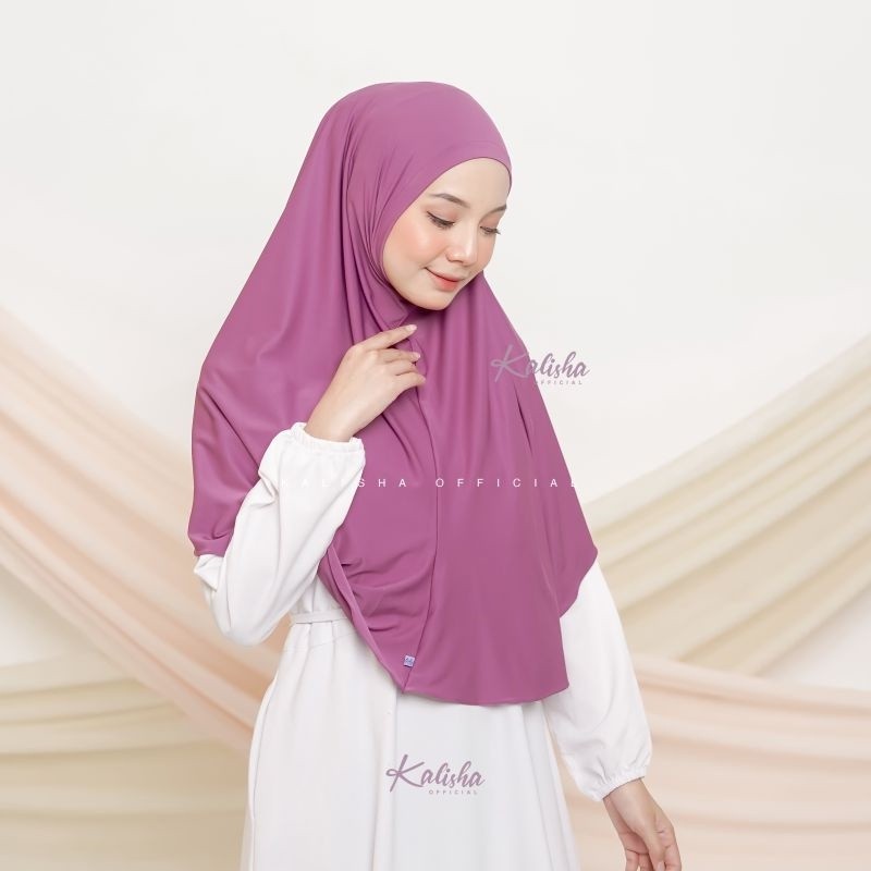 BERGO JERSEY Hijab Zahira Zaida Jumbo Kerudung Bergo Jumbo Non Pet / Non Ped Instan Jersey Premium B