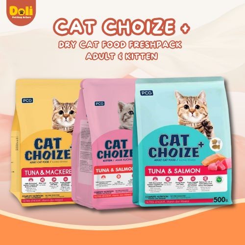 Cat Choize Plus Makanan Kucing Adult Kitten Tuna CatChoize Plus Adult Tuna Salmon Cat Dry Food