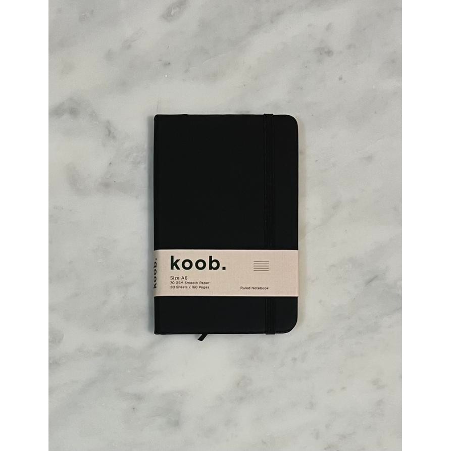 

Koob. Notebook A6 Hardcover Buku Tulis Agenda Jurnal Diary - Hitam