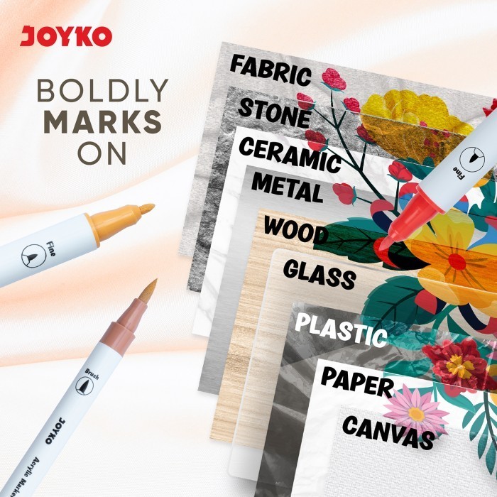 

JOYKO Acrylic Marker Spidol Akrilik ACMK-68