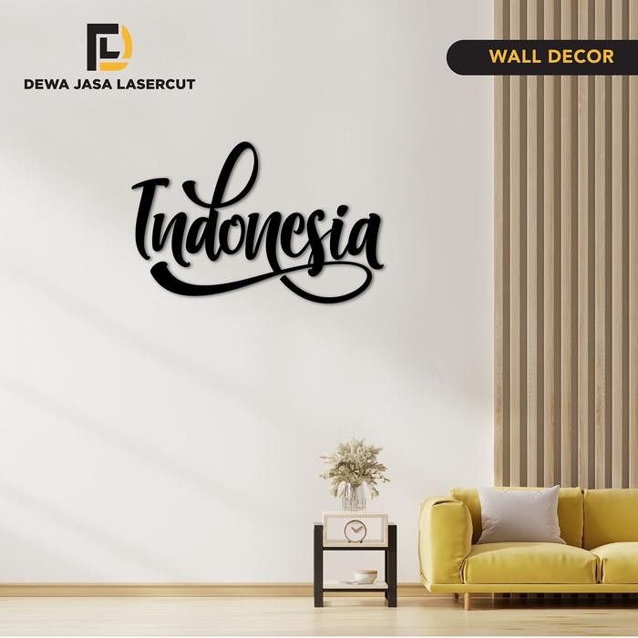Peta Indonesia | Wall Sticker Akrilik Timbul | Dekorasi Hiasan Dinding