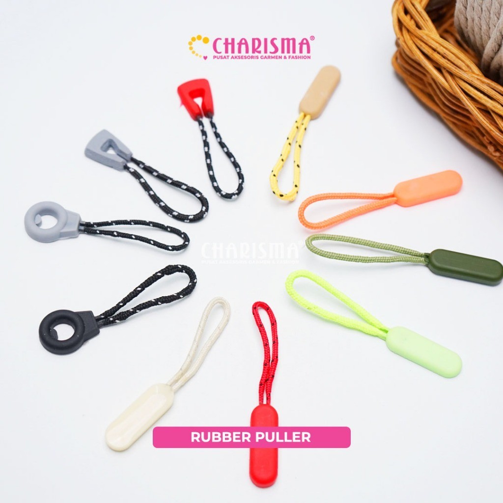 Charisma Tali Puller Kait Zipper Warna - Tali Puller Zipper / Tali Tarikan Resleting