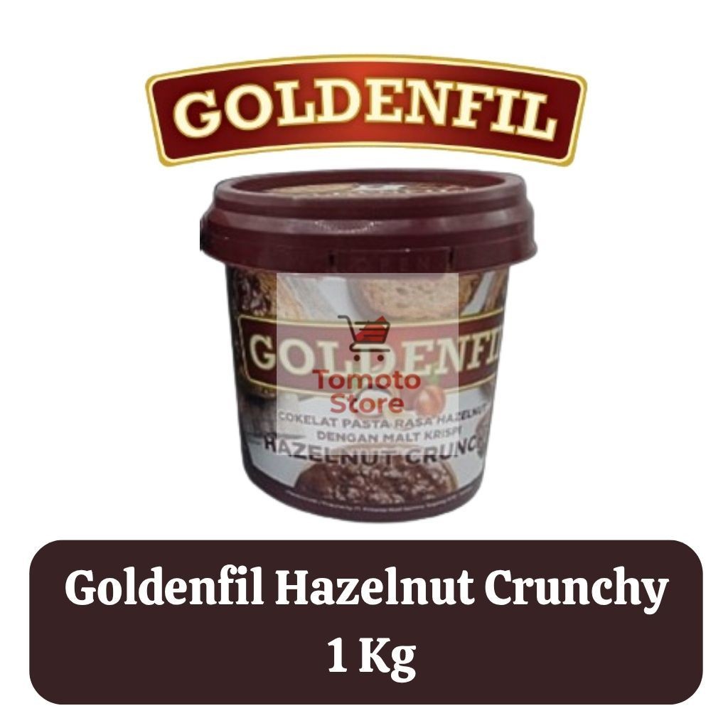 

✨ TOMOTOSTORE ✨ GOLDENFIL Hazelnut Crunchy 1kg / 1 kilogram