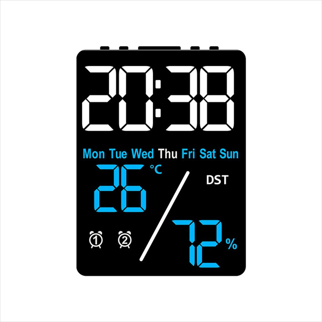 Jam Meja Digital 5508 Jam Weker Pintar Digital Smart Alarm  (TAJIMA.ID)