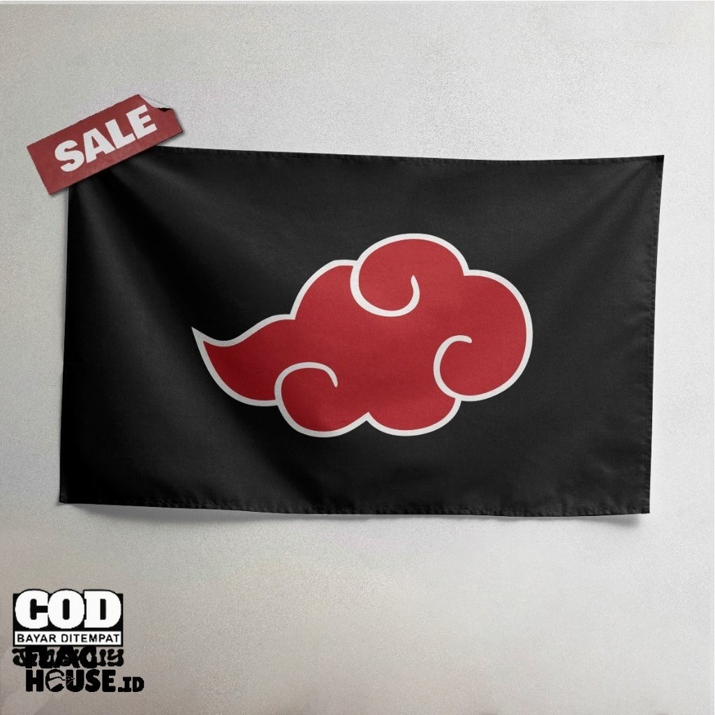 Flaghouse.id - Bendera/Tapestry Anime Akatsuki Naruto