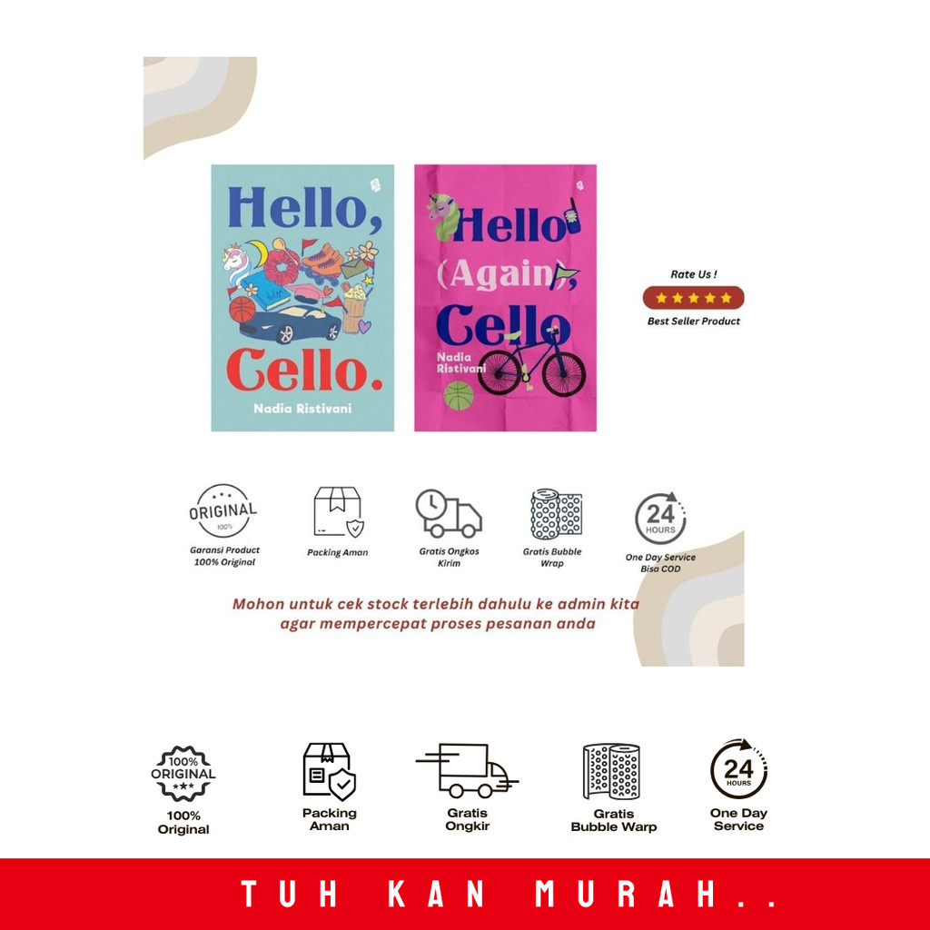 

BUKU HELLO CELLO // NADIA RISTIVANI
