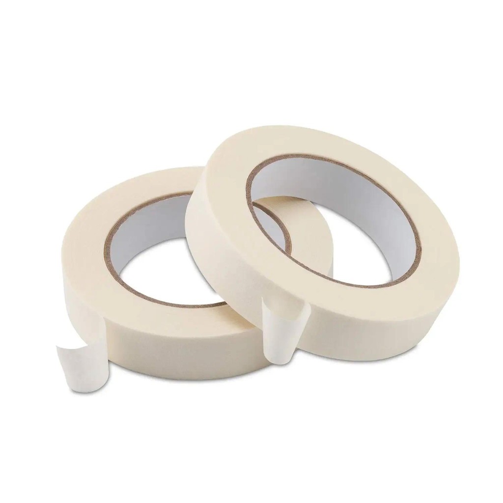 

2pcs 25MMx20M Masking Tape White Painters Tape General Purpose Tape for Arts DIY Crafts Labeling Decoration School Projects Home