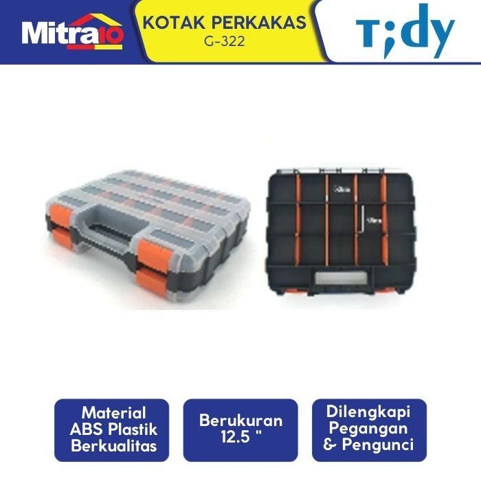

Tidy Kotak Penyimpan Accesories Perkakas G-322 12.5 Inch