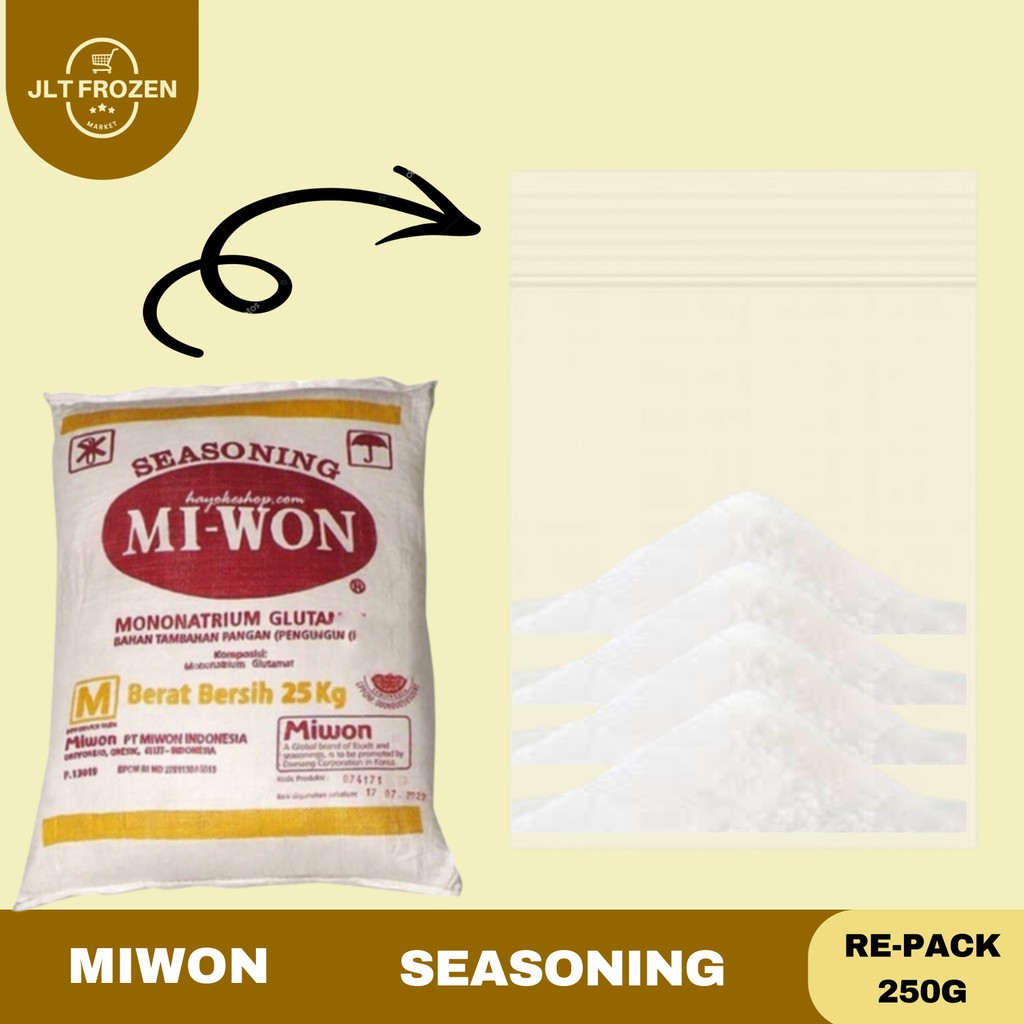

Miwon Seasoning Repack 250G / Penguat Rasa / Mici / Pecin