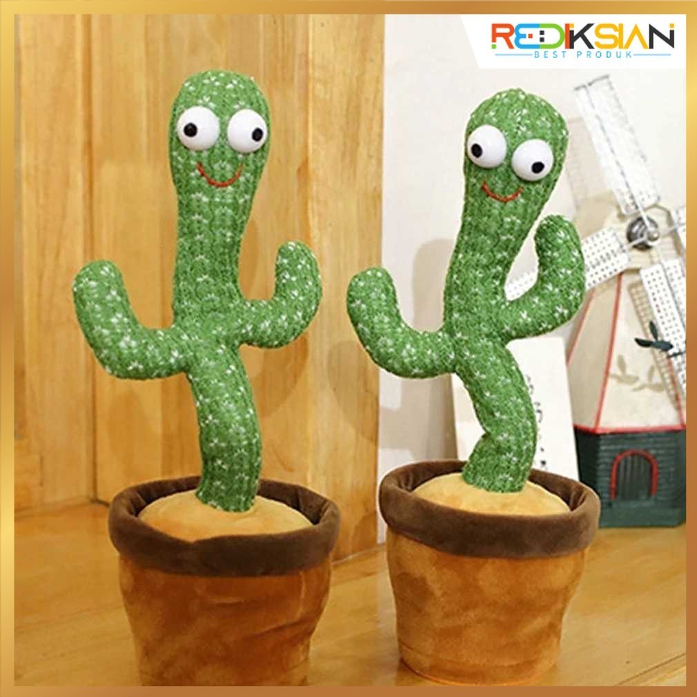 Mainan Anak Boneka Kaktus Bergoyang |Mainan Anak Mewah Kaktus Menari