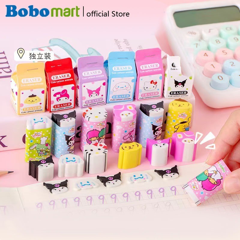 

BOBOMART Penghapus Eraser Karakter Sanrio ERMD-113 (Kuromi, Hello Kitty, Cinnamoroll, DLL)