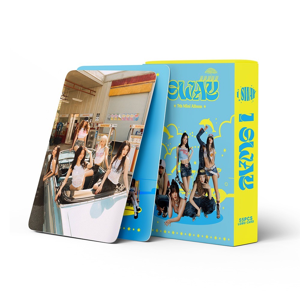 

55Pcs/Box KPOP G-IDLE Album Super Lady Photo Cards YUQI MINIE Album I SWAY Lomo Cards For Fans Collection Gifts