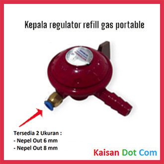 KAI -  Regulator Alat isi Ulang Gas Portable / Gas Kaleng / Gas Kompor