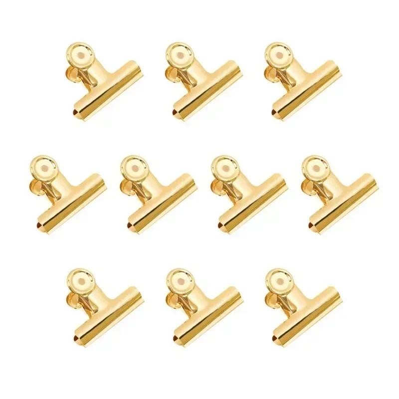 

30pcs/set 31mm Round Metal Grip Clips Bulldog Clip Ticket Paper Stationery Clip For Tags Bags Document Binder Clip Photo Clamp