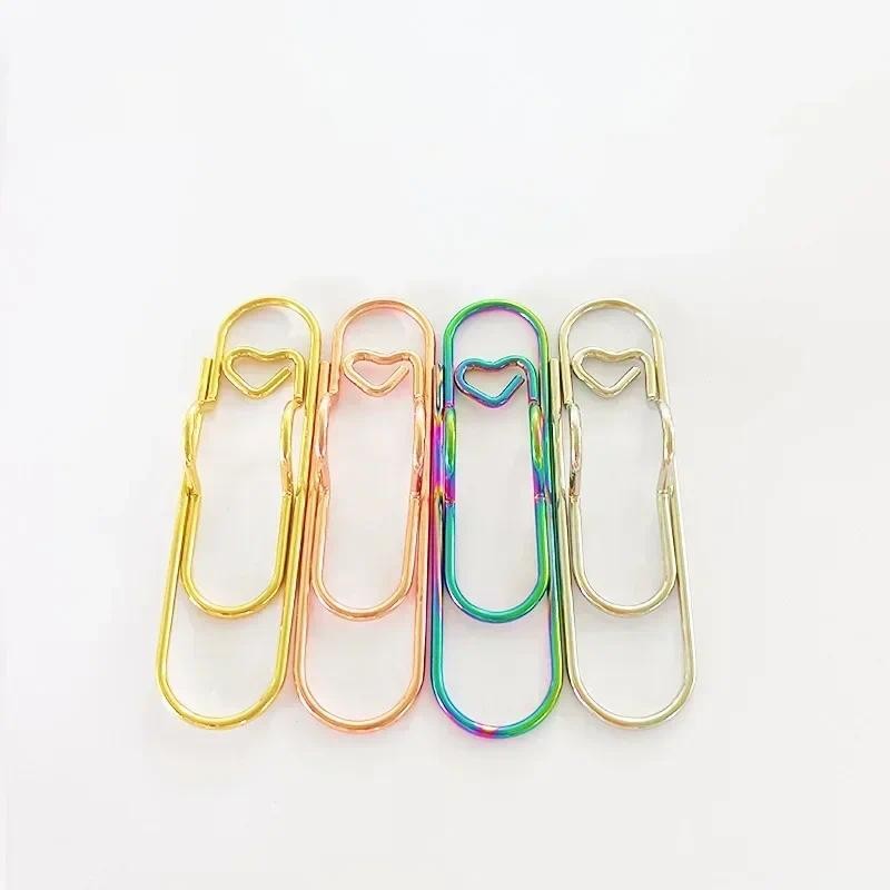 

1/10PCs Metal Clip Multifunctional Paper Pen Holder Clip Notebook Pin For Magazine Document Ledger Pin Pocket Accessories