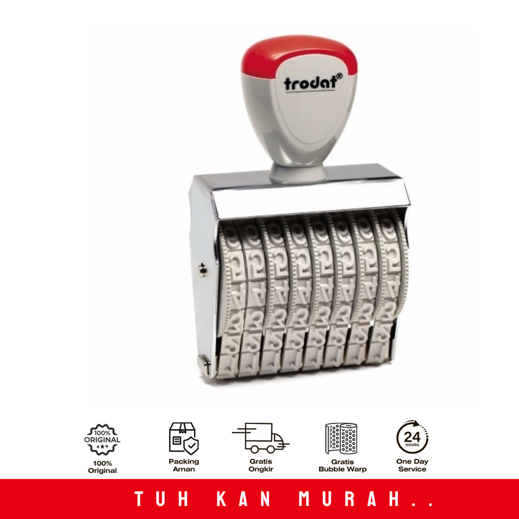 

TRODAT STEMPEL 8 DIGIT 1598 9MM