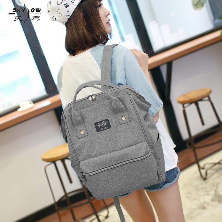 TATA LIVING - Tas Ransel Living Traveling Share Denim T597