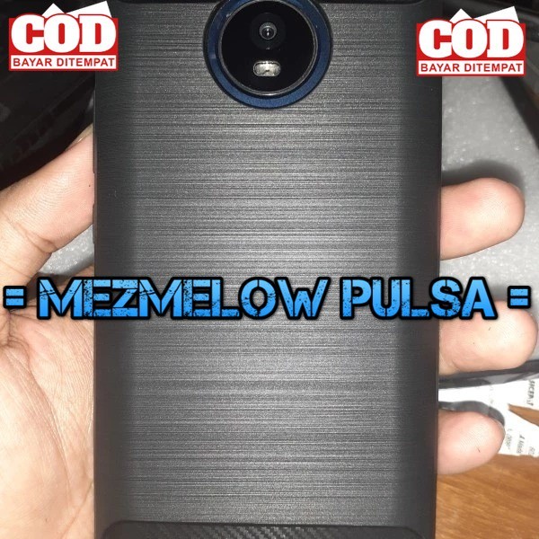 TPU Fiber Carbon Case MOTO E4 PLUS / MOTOROLA MOTO E4 PLUS / Casing Caseng Softcase Soft Case