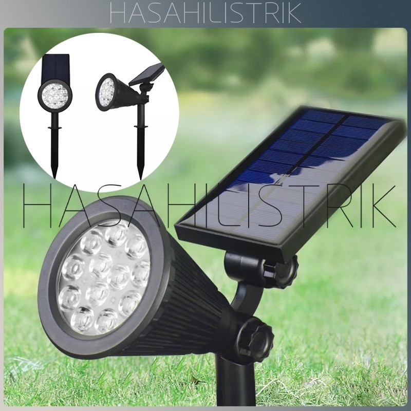 Lampu Led Tenaga Surya, Lampu Sorot Luar Ruangan Led Tenaga Surya, Anti Air, Kontrol Lampu Lantai, L