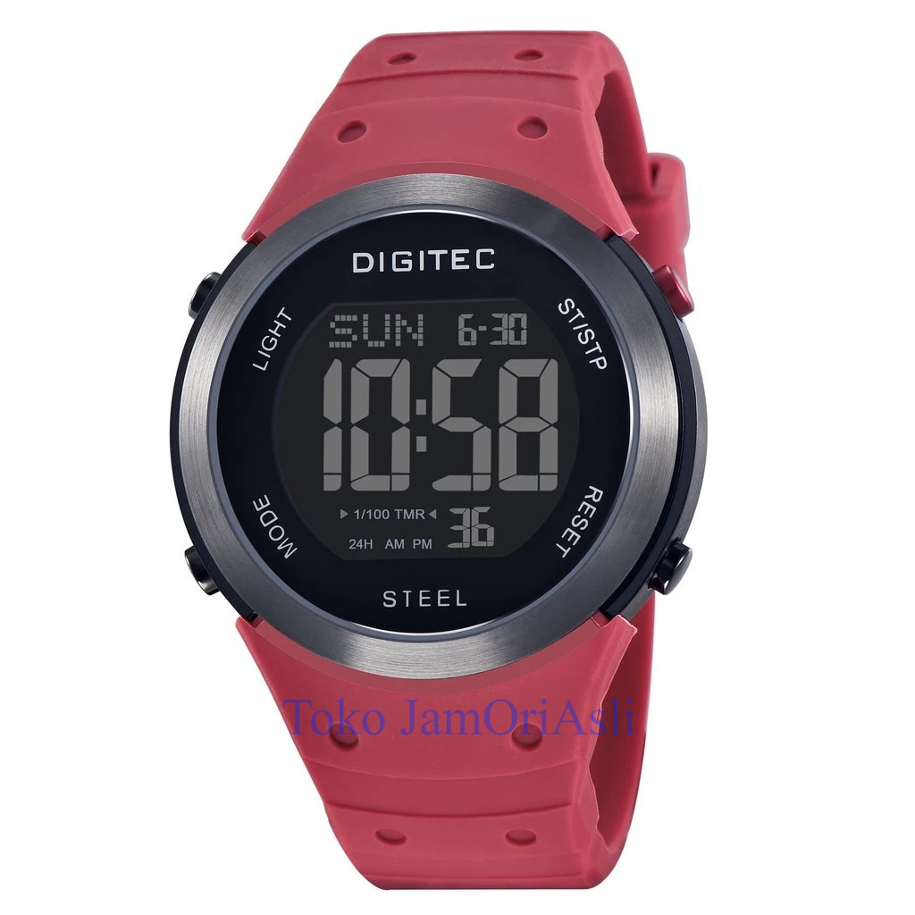 Promo Original Digitec DGS-5185T Jam Tangan Pria Digital Steel Rubber 5185 Original Garansi Resmi 1 