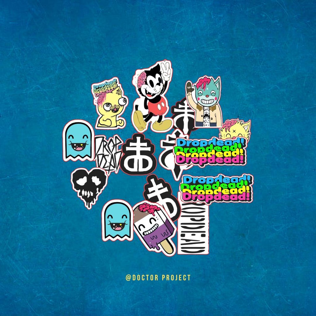 

STICKER PACK HYPEBEAST - STIKER AESTHETIC LAPTOP, ANTI AIR,HELM,TUMBLER Black White Book Paper Stationery