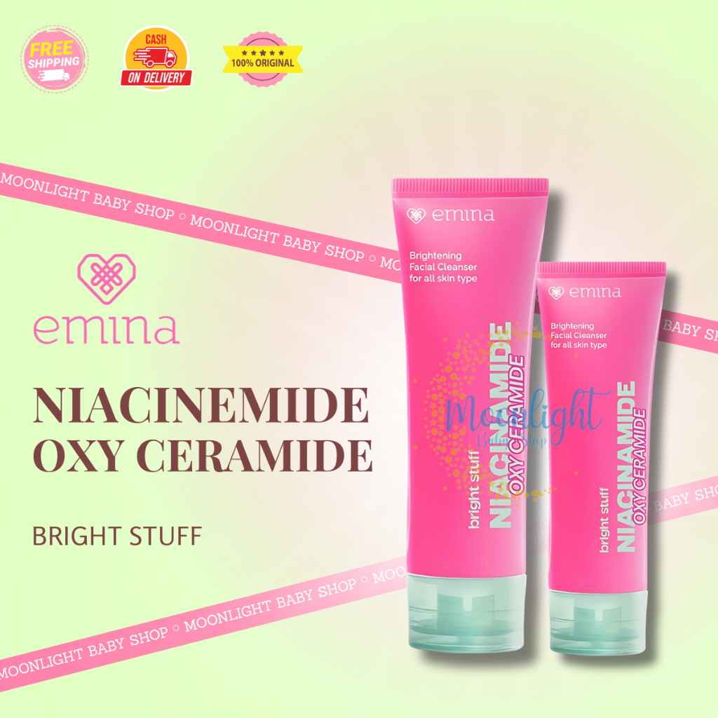 Emina Brightening Bright Stuff Face Wash | Sabun Muka Emina