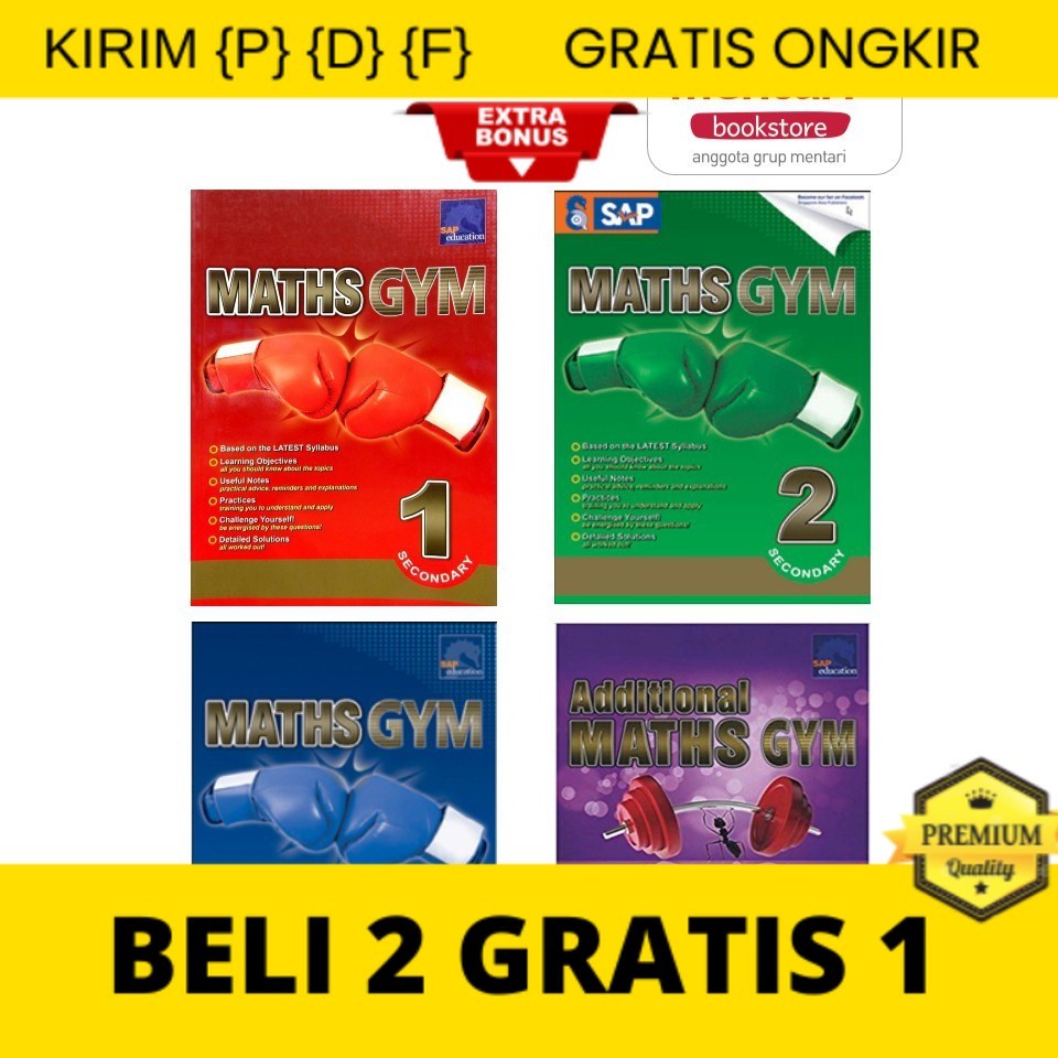 

{P} {D} {F} MATHS GYM | Buku Latihan Matematika SMP