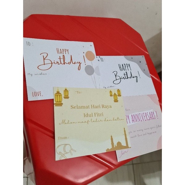 

HANYA UNTUK KARTU TAMBAHAN UCAPAN