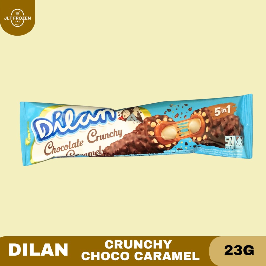 

Dilan Chocolate Crunchy Caramel 23g - 1PC / Dilan Choco Caramel / Wafer Roll Caramel