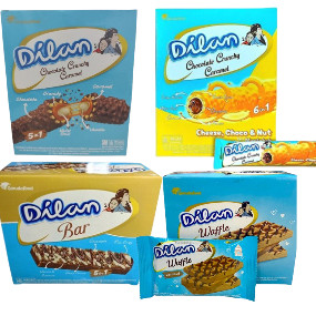 

GARUDA FOOD DILAN WAFFLE/BAR/CHOCO CARAMEL KEMASAN BOX