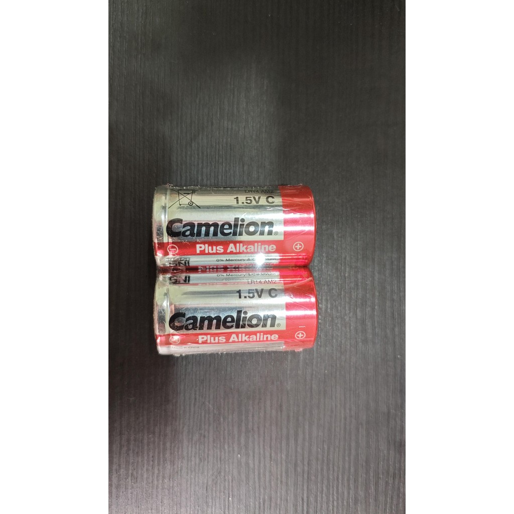Baterai Camelion Size C Alkaline Battery Camelion LR14 Alkaline Bp2