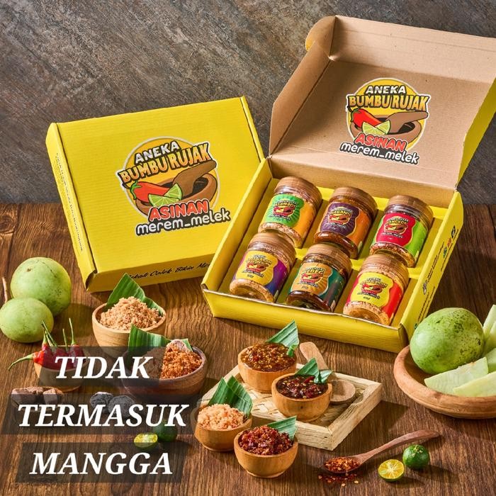 

Hot Produk Aneka Bumbu Rujak ( isi 6 toples ) Terbaik dan Terlaris