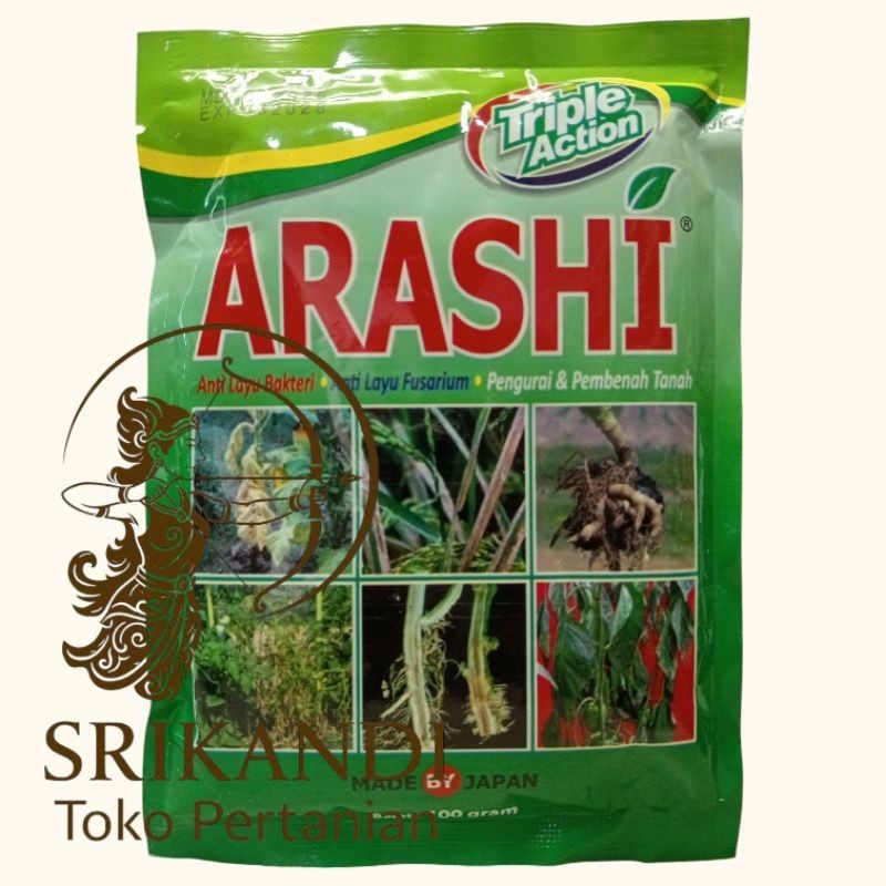 Arashi Triple Actiin 100gr Bakterisida Anti Jamur