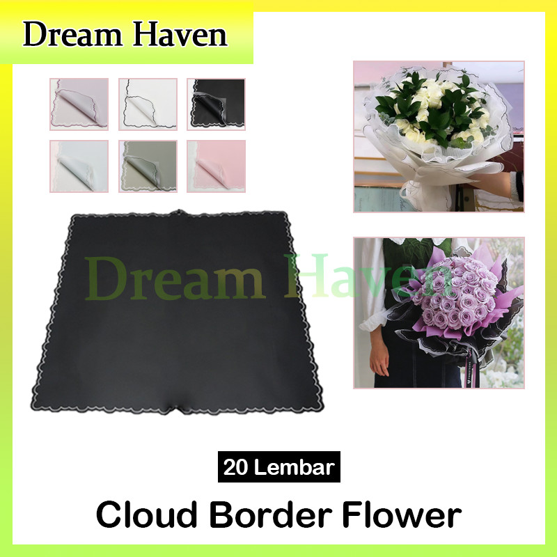 

20 Lembar Kertas Buket Cellophane Cloud/Flower Kertas Kado/Kertas Buket Bunga