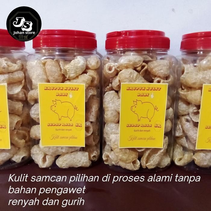 

Krupuk Kulit Babi Samcan pilihan Murni Tanpa Lemak