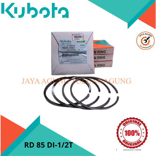KUBOTA RING PISTON RD 85 DI 1/2T/ PER SEHER RD 85 DI 1/2T/ PIR SEKER RD 85 DI 1/2T